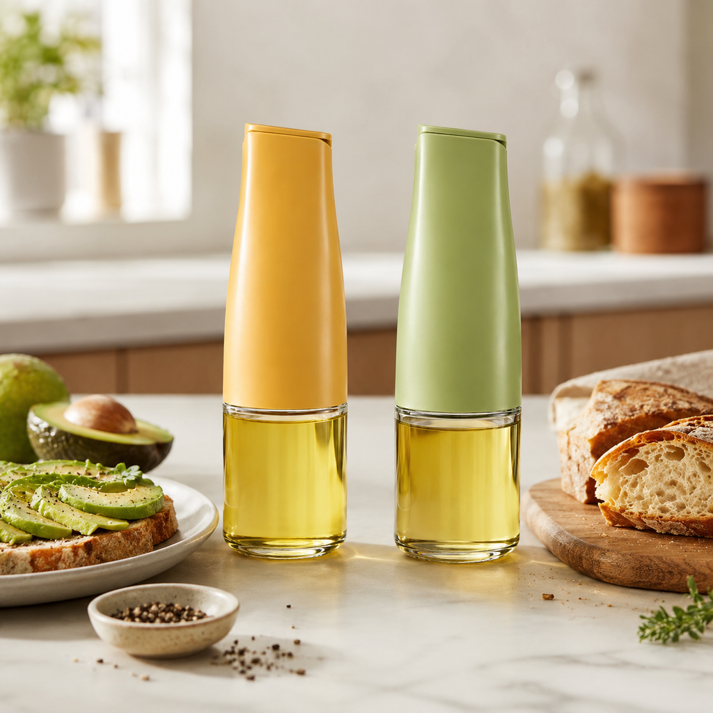 🫒 Oil Dispensers | Glass Kitchen Home-Cooks | Colorful Precision Pouring