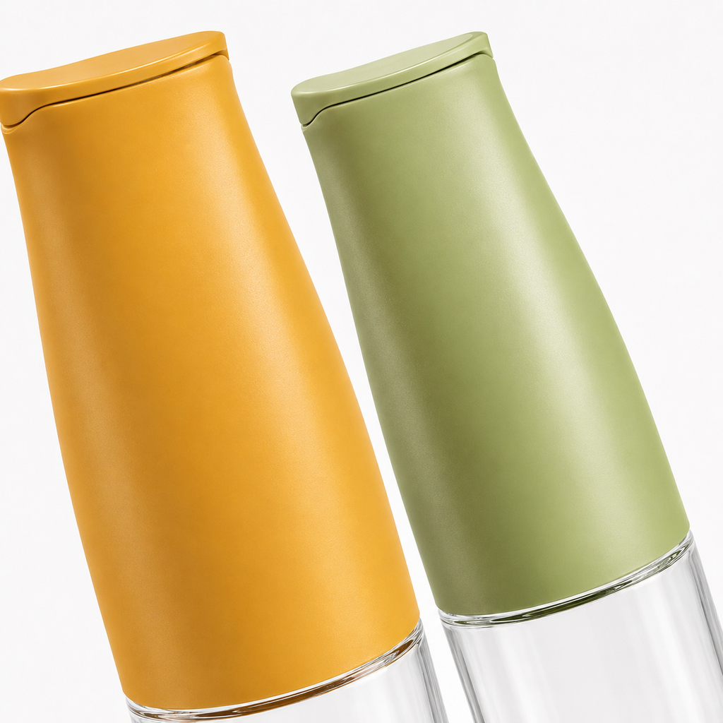 🫒 Oil Dispensers | Glass Kitchen Home-Cooks | Colorful Precision Pouring