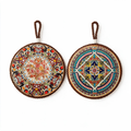 🌼 Trivet Set | Woven Kitchen Hosts | Bohemian Floral Charm