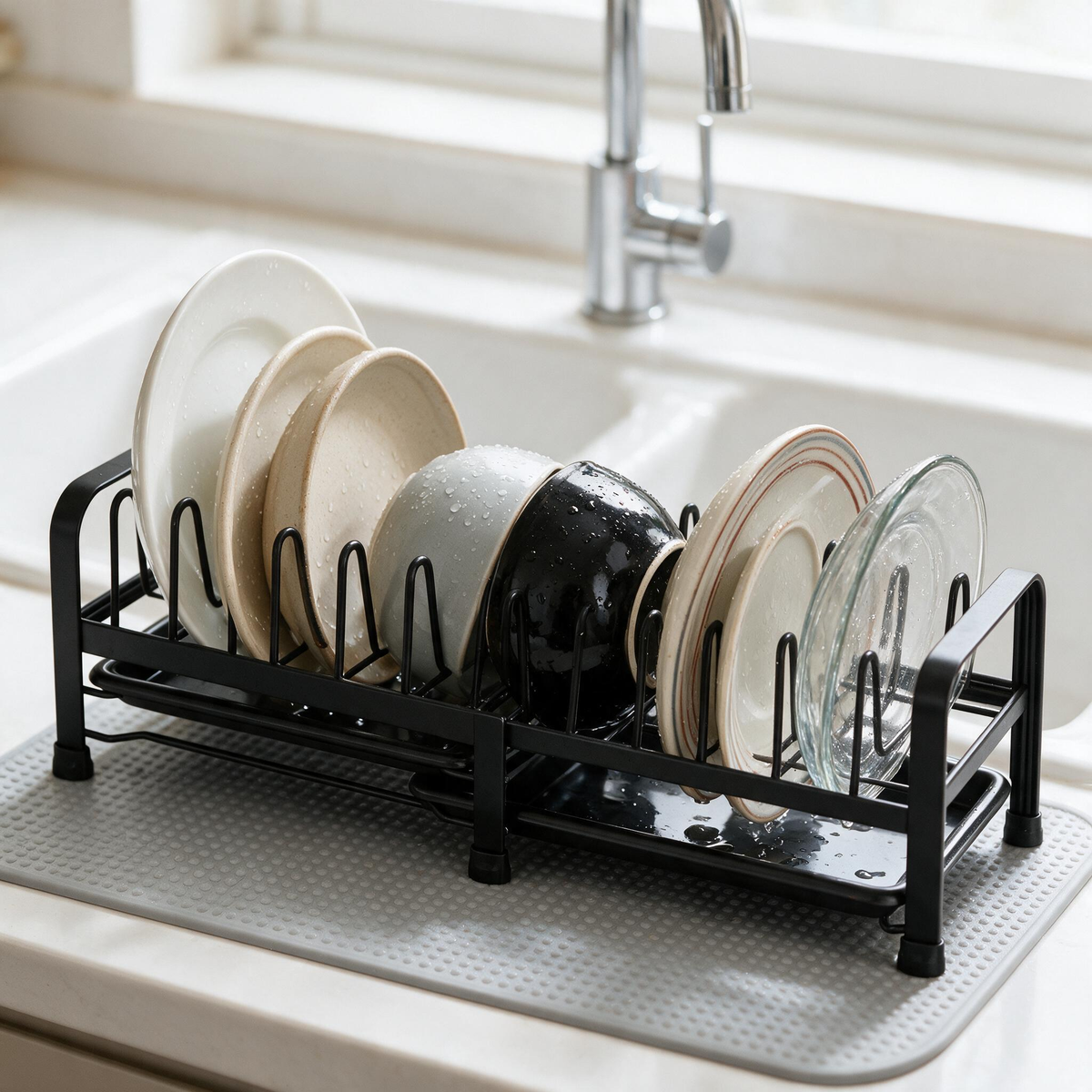 🍽️ Dish Rack | Metal Kitchen Families | Expandable Countertop Order