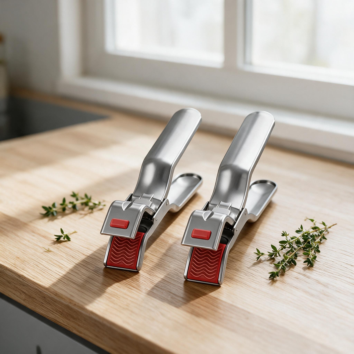 🔥 Pot Gripper | Stainless Steel Kitchen Cooks | Non-Slip Protection