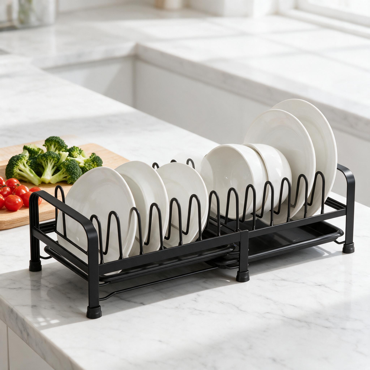 🍽️ Dish Rack | Metal Kitchen Families | Expandable Countertop Order